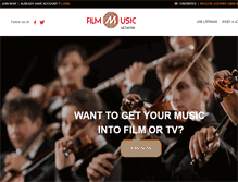Tablet Screenshot of filmmusic.net